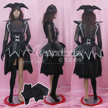 

Mabinogi Sakyubasu Cosplay Costume Sexy Black Small Demon Dress Female Halloween/Party Role Play Clothing Custom-Make Any Size