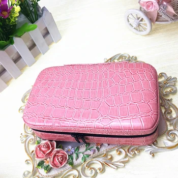 

Handbag 2ml Essential Oil Travel Carry Hard Portable Aromatherapy Zipper PU Leather Holder Case