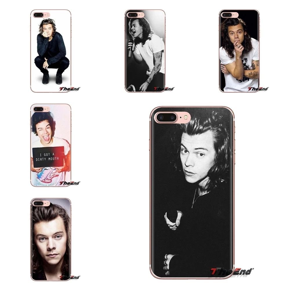TPU Bag Case Harry Styles One Direction 1D For Samsung Galaxy S2 S3 S4 S5 MINI S6 S7 edge S8 S9 Plus Note 2 3 4 5 8 Coque Fundas |