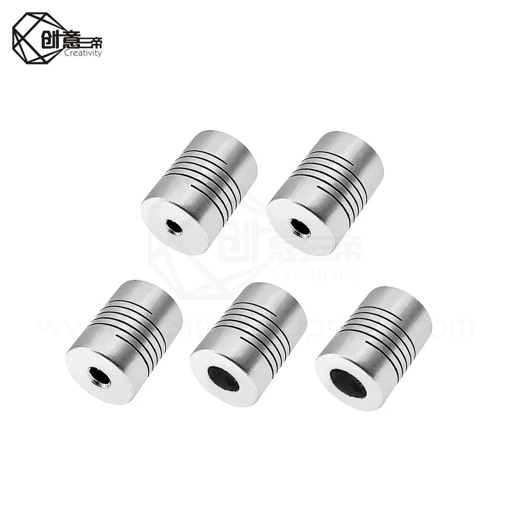 5 Pcs a lot Coupling Flexible OD 19x25mm 5x/5/6/8/10mm 3d part CNC Motor Jaw Shaft Coupler 5mm To 8mm wholesale | Компьютеры и офис