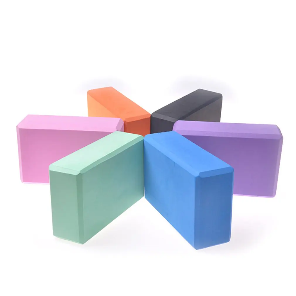 New slimming Pure color EVA beginner auxiliary fitness brick tasteless non toxic Yoga brick 4