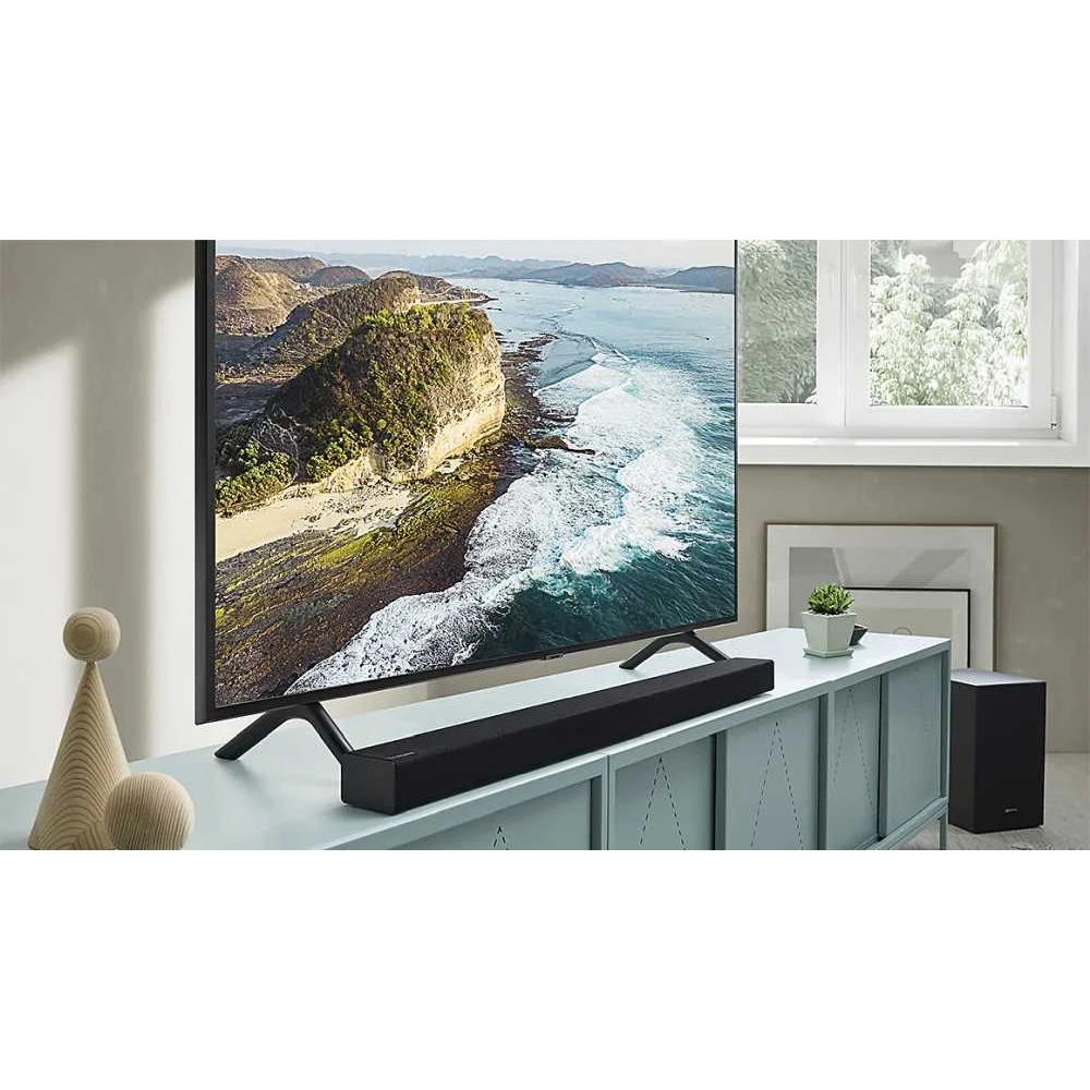 Телевизор LED Samsung 75" UE75RU7100UXRU 7 черный/Ultra HD/1400Hz/DVB-T2/DVB-C/DVB-S2/USB/WiFi/Smart