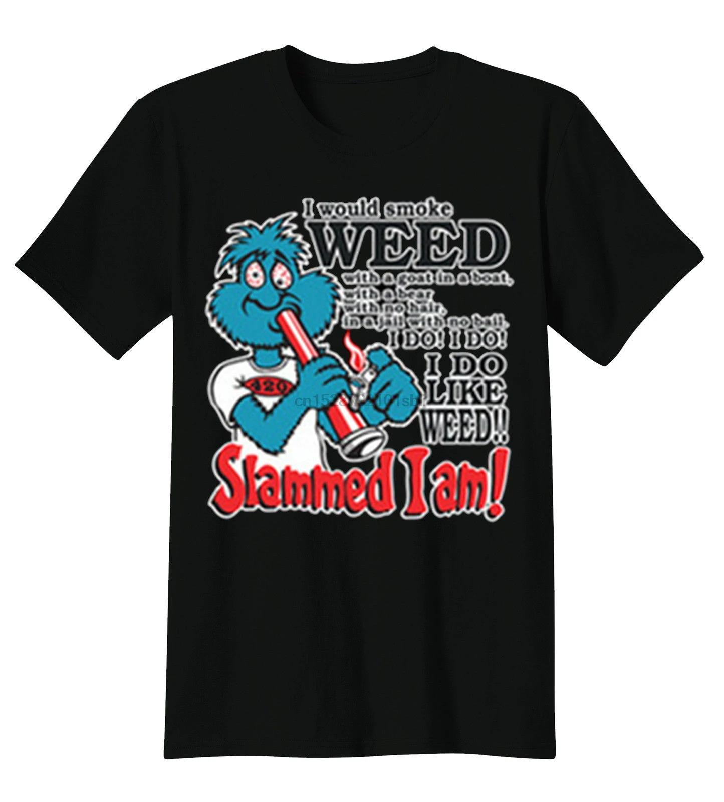 Забавная футболка Dr Suess Slammed I Am Would Smoke Weed Plant Kush вечерние футболки мужские