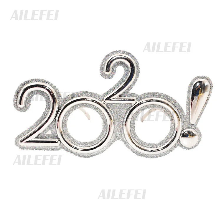 Party Funny 2020 Glasses New Year's Eve Party Funny Modeling Party Glasses with Numbers New Year Annual General Meeting