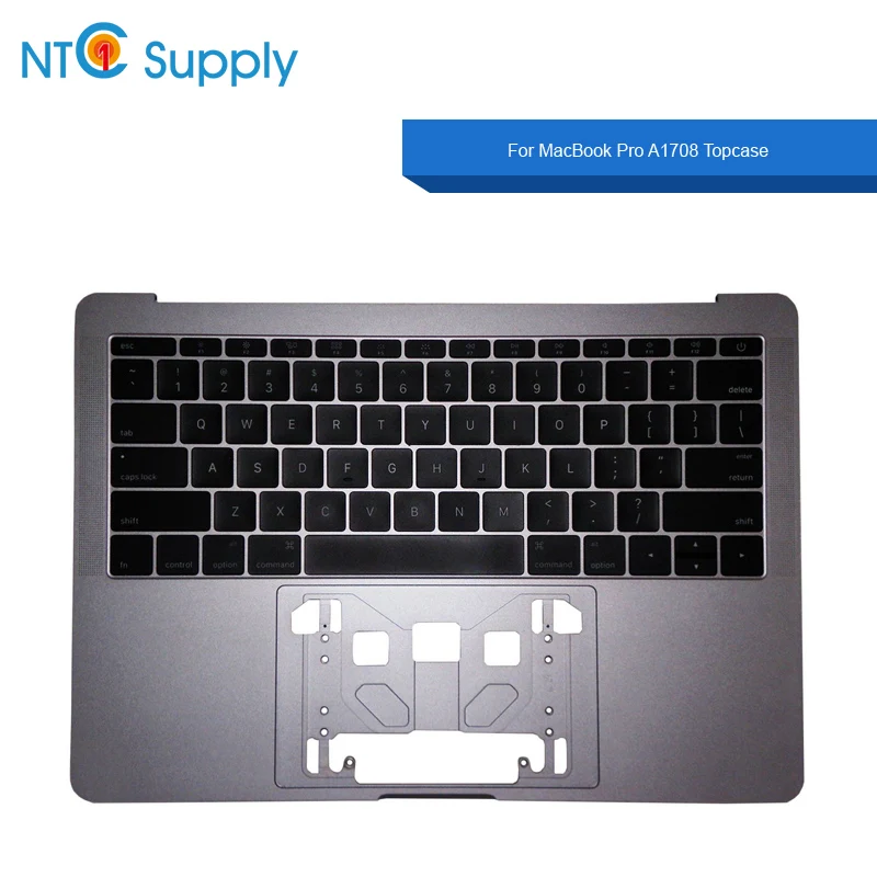 Top case with keyboard For MacBook Pro 13.3" A1708 Top case Silver Grey Year Tested Good Function replace topcase
