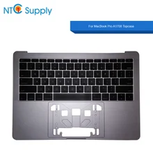 Top case with keyboard For MacBook Pro 13.3" A1708 Top case Silver Grey Year Tested Good Function replace topcase