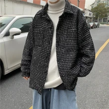 

Jacket Men's Spring New Style Loose And Fashionable Casual Shirt Fashion 2021 Tidal Current Streetwear Youth Hot Sale