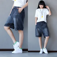 Бродячая запись в разделе Лето Will Code Для досуга стирать б/у ковбойские джинсовые шорты свободные узкие джинсы в ковбойском стиле Fivepence брюки для девочек