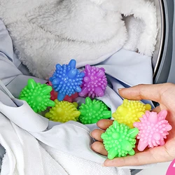 10PCS/5PCS Reusable Laundry Ball for Washing Machine Lint remover for clothing PVC Solid washing Anti-knot Clothes dryer Balls