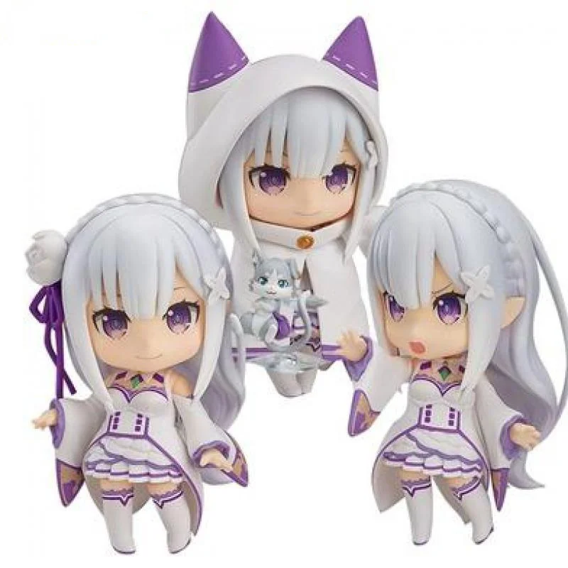 Экшн-фигурка аниме Emilia Q Version Re zero life In A Different World коллекционная детская игрушка