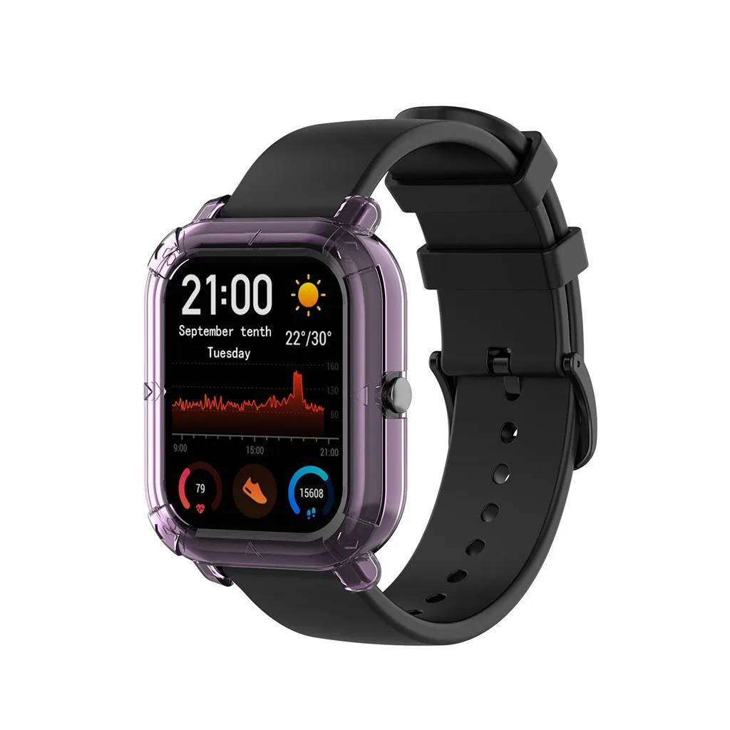ТПУ Рамка Бампер чехол оболочка протектор для Xiaomi Huami Amazfit GTS Watch SmartWatch