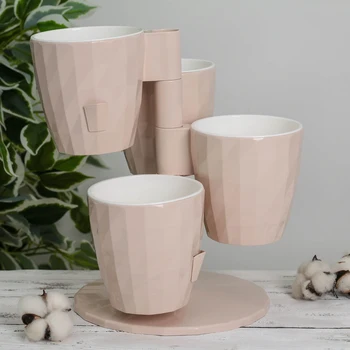 

Planter Ruby "Quatro", 1 l, powdery color