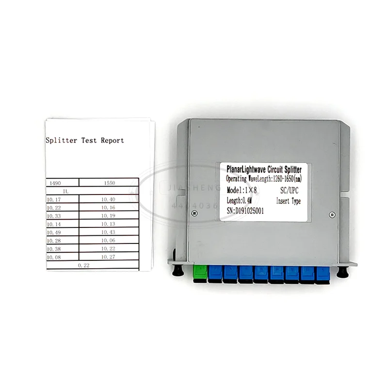 Сплиттер Волоконно оптический ящик FTTH PLC сплиттер коробка с 1X8 плоского типа