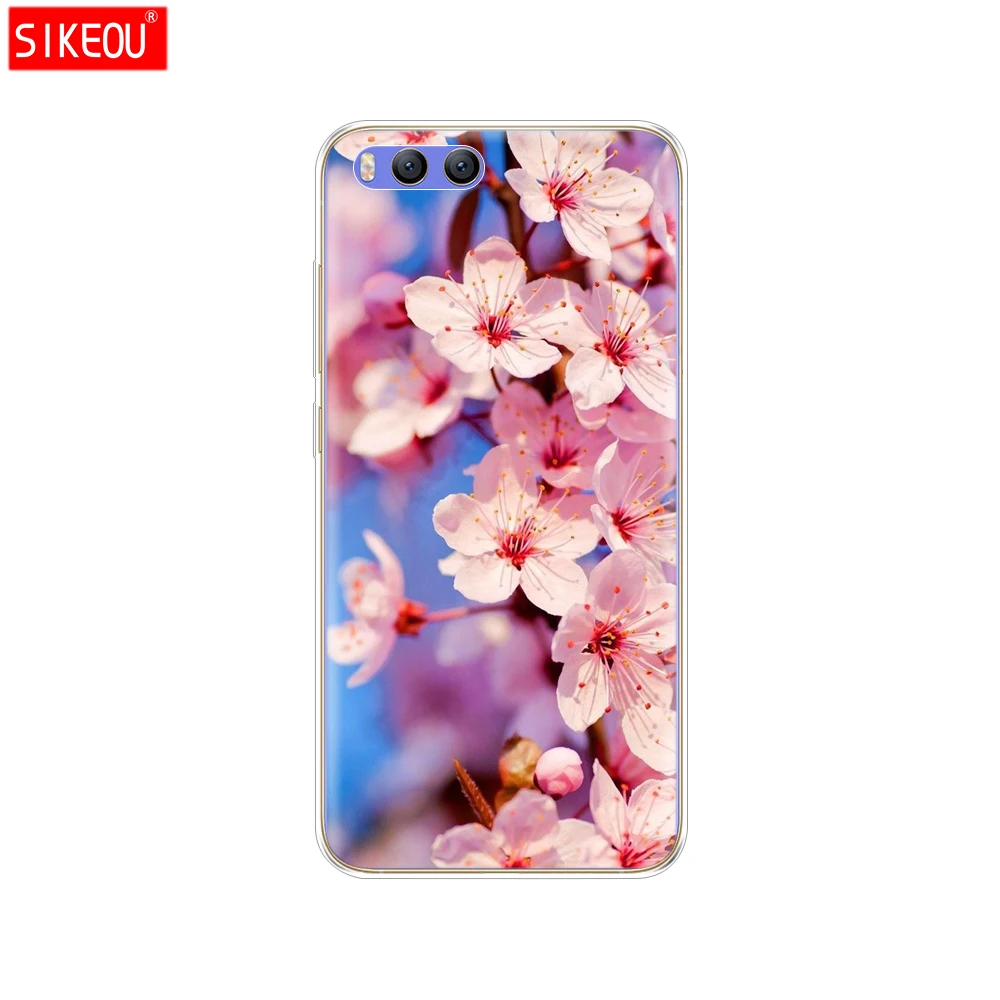 12099 Мягкий чехол для телефона из ТПУ для xiaomi mi 6 Чехол для xiaomi mi 6 Чехол для телефона Xio mi Чехол Мягкий силиконовый чехол для xiaomi 6 цветок - Цвет: 12099