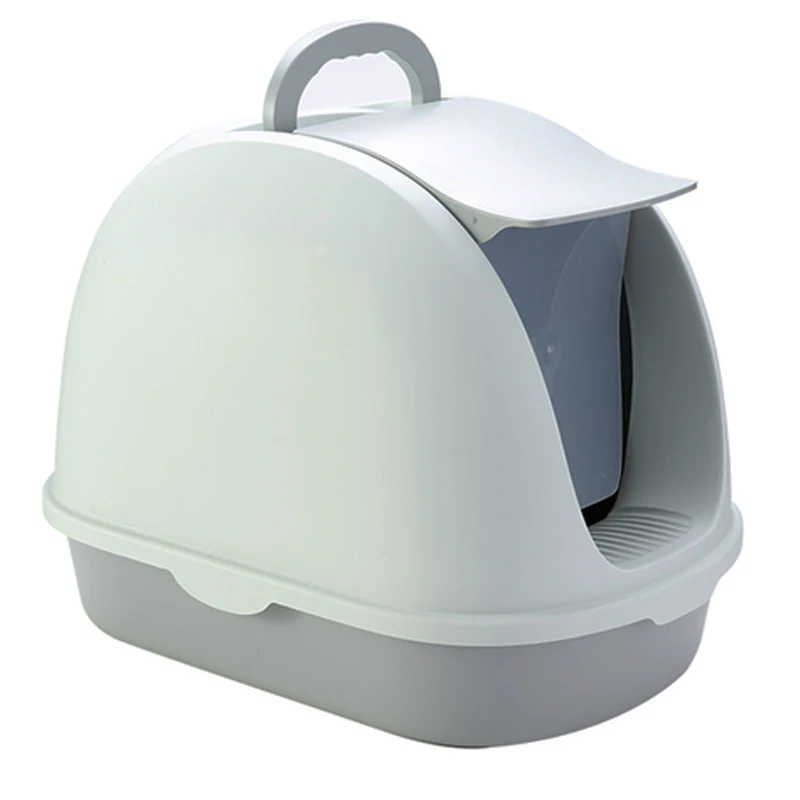 Extra Large Cat Litter Box Fully Closed Indoor Home Gardon Cat Litter Box Sandbox Enclosed Cuvette Wc Pet Supplies OO50MS