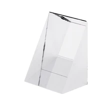 2 шт 60 ° K9 оптическое стекло прямоугольный треугольный внутренний отражающий призматический объектив