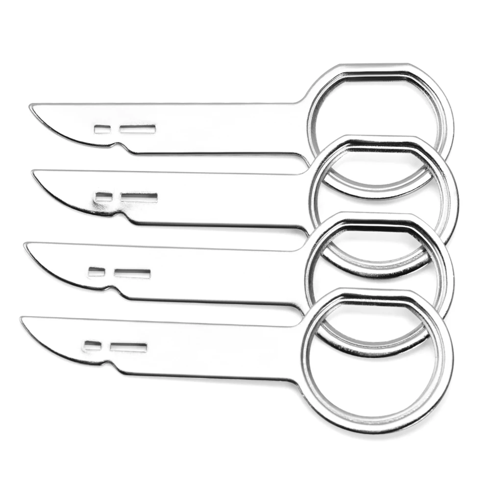 4pcs Car Radio Stereo Release Removal Install Tool for mercedes benz w204 w124 w210 w140 w203 W211 W221 W220 W163 w205 | Автомобили и
