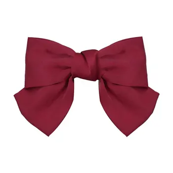 

Red Large Bow Hair Clip Back of the Head Lolita Hair Accessories Spring Clip Hair Band Japanese-style Hair Clip Headdress Clip