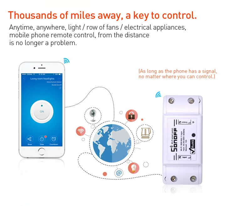 Wireless Wifi Switch Remote Control Automation Module DIY Timer Universal Smart Home with Smart Life for Alexa IFTTT Google Home (10)