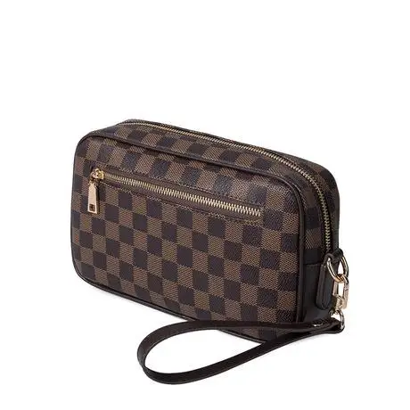 Luxury Classic Checkered Plaids Women's Bag European and American Fashion Retro Plaid Hand Bag Wild Unisex Casual Clutch