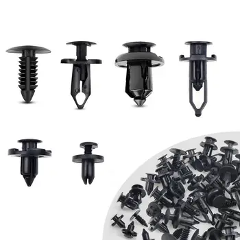 

Universal nylon Clips,200 Pcs Push Bumper Fastener Rivet Clips with 6 Size Auto Body Retainer Clips Bumpers,Car Replacement for