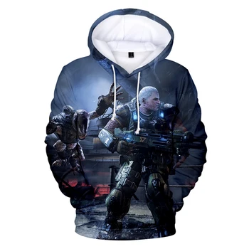 

GEARS 5 popular hoodie men's and women's sportswear loose casual 3D hooded sweatshirt 2019 winter comfortable warm pullover