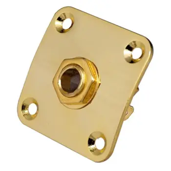 

Square Guitar Jack Plates Cover Metal Zinc Alloy Output Socket Jackplate For LP Electric Guitar Accessories