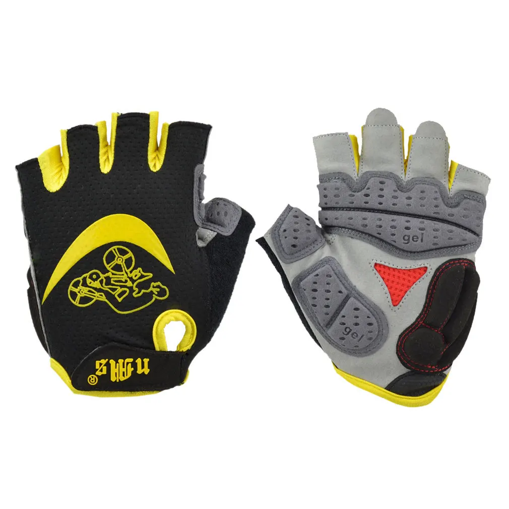 

Summer Anti-slip Shock Absorption Breathable Outdoor Sports Cycling Short Finger Half-finger Gloves Place of Origin Supply of Go