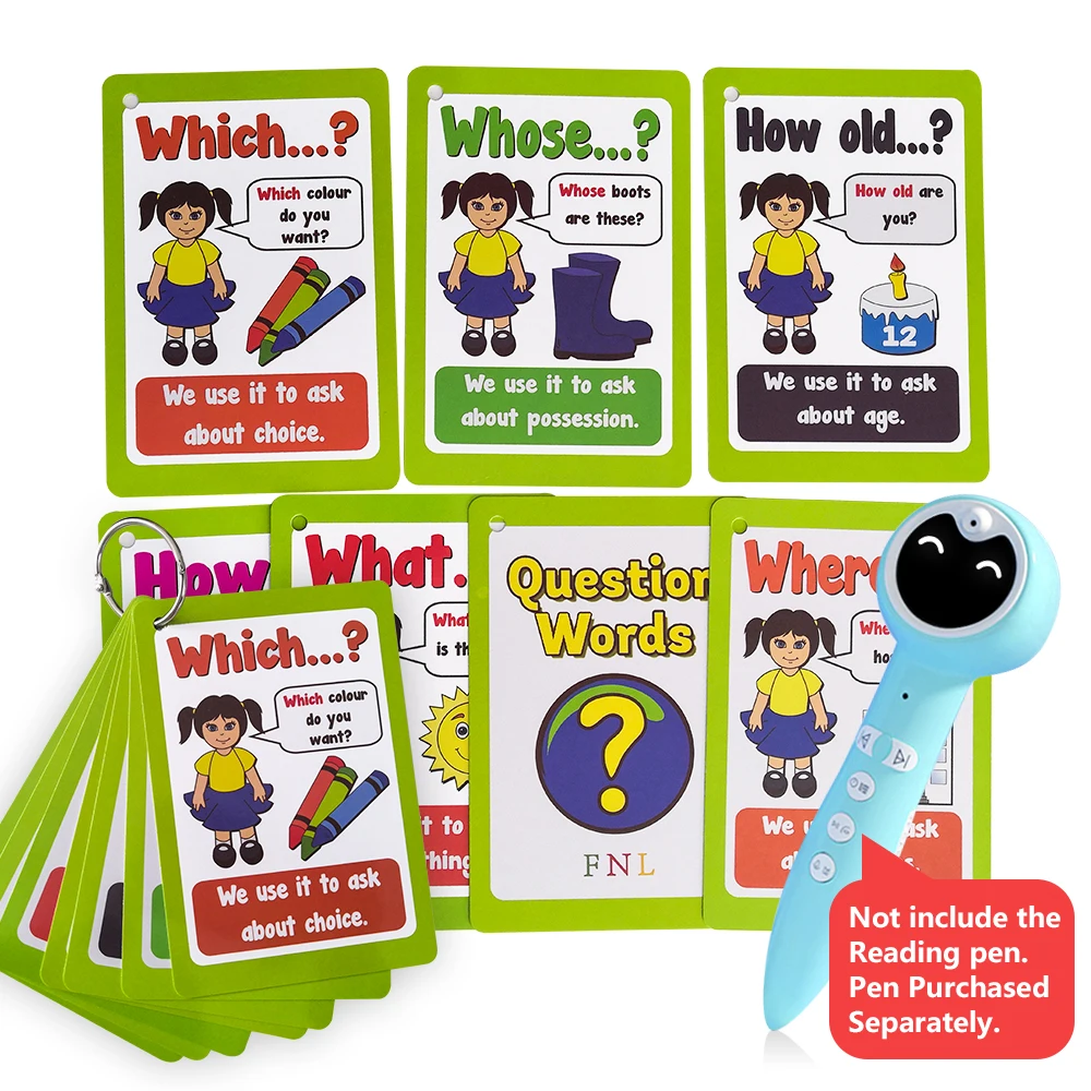 24 Groups/set English Verb Tense Flashcards Leaning Word Picture Pocket Cards Educational Toys for Child Kids Games Montessori 5