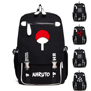 

Naruto Ninja Hokage Sharingan Cartoon Backpack Boys Girls School Bags Men Women Travel Laptop Shoulders Bag Teenager BookBag