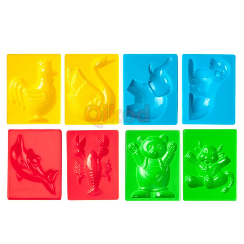 Kids toys 12 Учебный Пластилин моделирование формы комплект глины слизи игрушки для детей пластиковый игровой набор инструментов для теста для лепки наборы DIY малыш резаки формы игрушки - Цвет: Kids toys 12