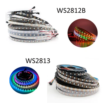 

WS2813 Dual-Signal Wires Signal break-point continuous transmission/WS2812B Individually Addressable Smart RGB Led Strip lights