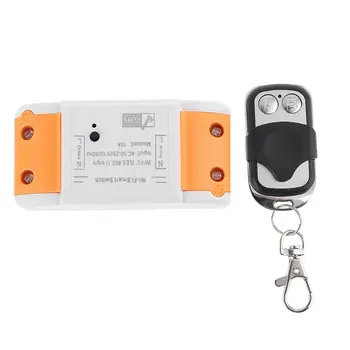 

433Mhz WIFI RF Switch AC90-250V Relay Receiver 2CH Wireless Remote Control