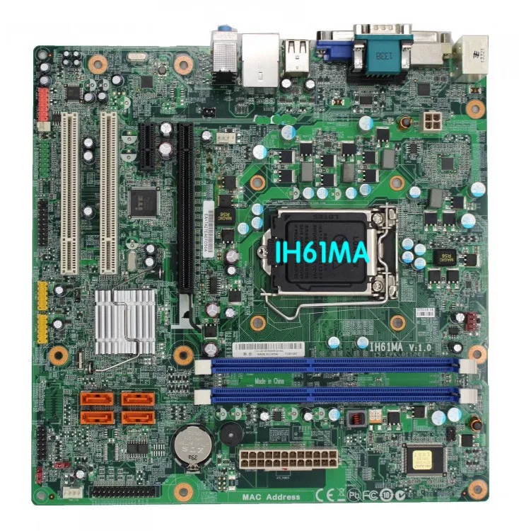 Placa-mãe para Lenovo H61ma v: 1.0 Placa-mãe Lga1155 H61 100 Testado Totalmente Trabalho