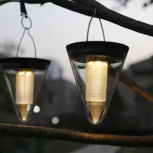 Подвесной солнечный светильник высокой яркости водонепроницаемый антикоррозийный подвесной светильник для наружного ландшафтного двора газона украшения