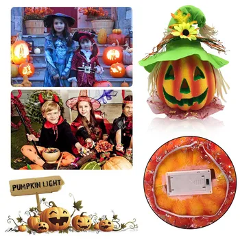 

Pumpkin Lantern Night Light Lamps Halloween Decorations BubblePumpkins Lamp New decoration props Подарок на хэллоуин для дома