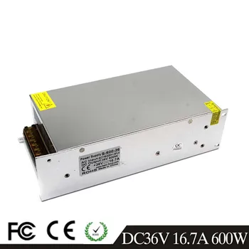 

Single Output Power Supply DC36V 16.7A 600W Transformer AC110V 220V To 36V DC Power Supplies for CCTV 3D Printer CNC DV TV Motor