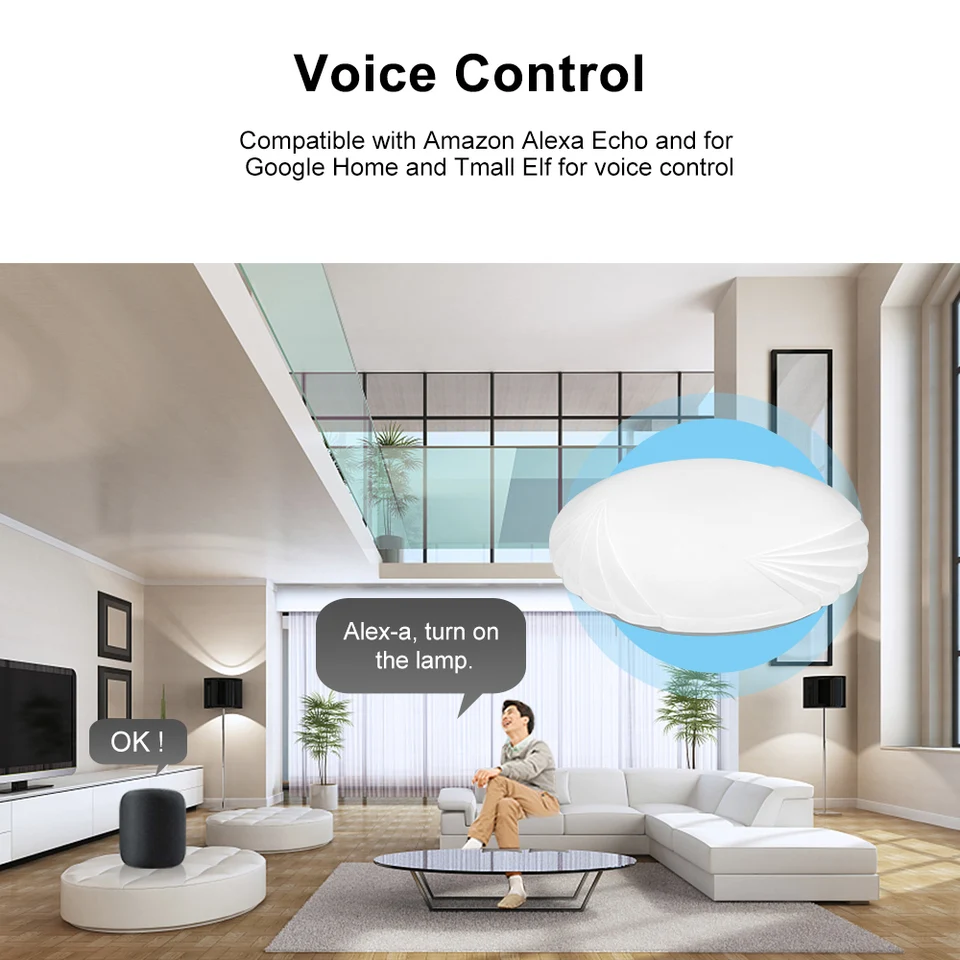 home control turn on the living room lights