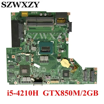 

Original For MSI GE60 GP60 Laptop Motherboard MS-16GH1 VER:1.0 With SR1Q0 i5-4210H CPU GTX850M/2GB DDR3L