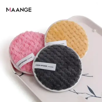 

Makeup Microfiber Cloth Pads Facial Makeup Remover Puff Face Cleansing Towel Reusable Cotton Double Layer Nail Art Cleaning Wipe