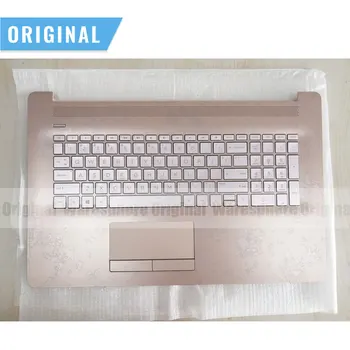

New and Original Top Cover Upper Case Palmrest US Backlight Keyboard For HP Pavilion 17-BY 17-CA L28090-001 Rose Golden