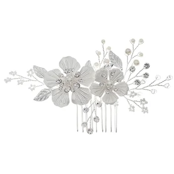 

1pc Hair Comb Elegant Charming Durable Stylish Unique Exquisite Headdress Hair Decor for Wedding Female Bride Women Friends