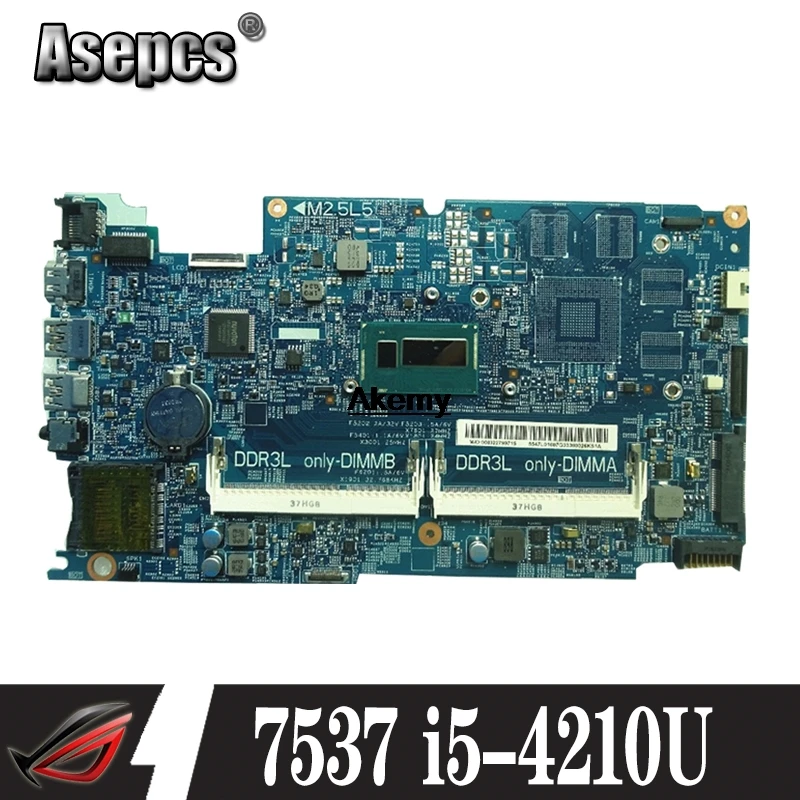 Материнская плата для ноутбука DELL inpsiron 7537 DOH50 MB 12311-2 KJ7NX 0K58JN K58JN с интегрированной