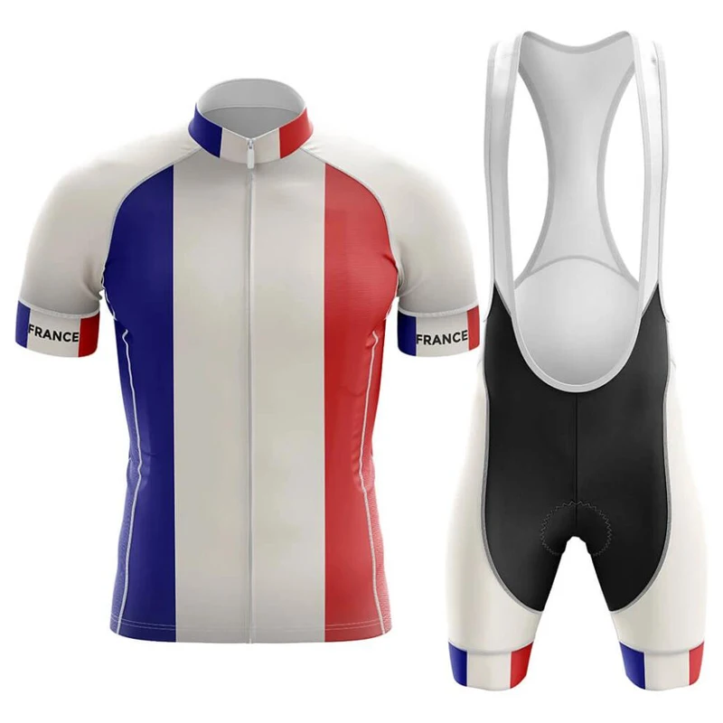 Франция Велоспорт Джерси 2020 одежда для велоспорта Pro Team летние дышащие MTB