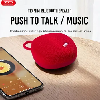 

XO F19 Mini Bluetooth Speaker Portable Wireless Loudspeaker Sound System 3D Stereo Music Surround Outdoor Speaker Support TFCard