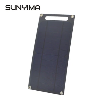 

SUNYIMA 6W Monocrystalline Silicon Solar Panels USB Charging Portable Waterproof Solar Panel Charger Mobile Power Battery