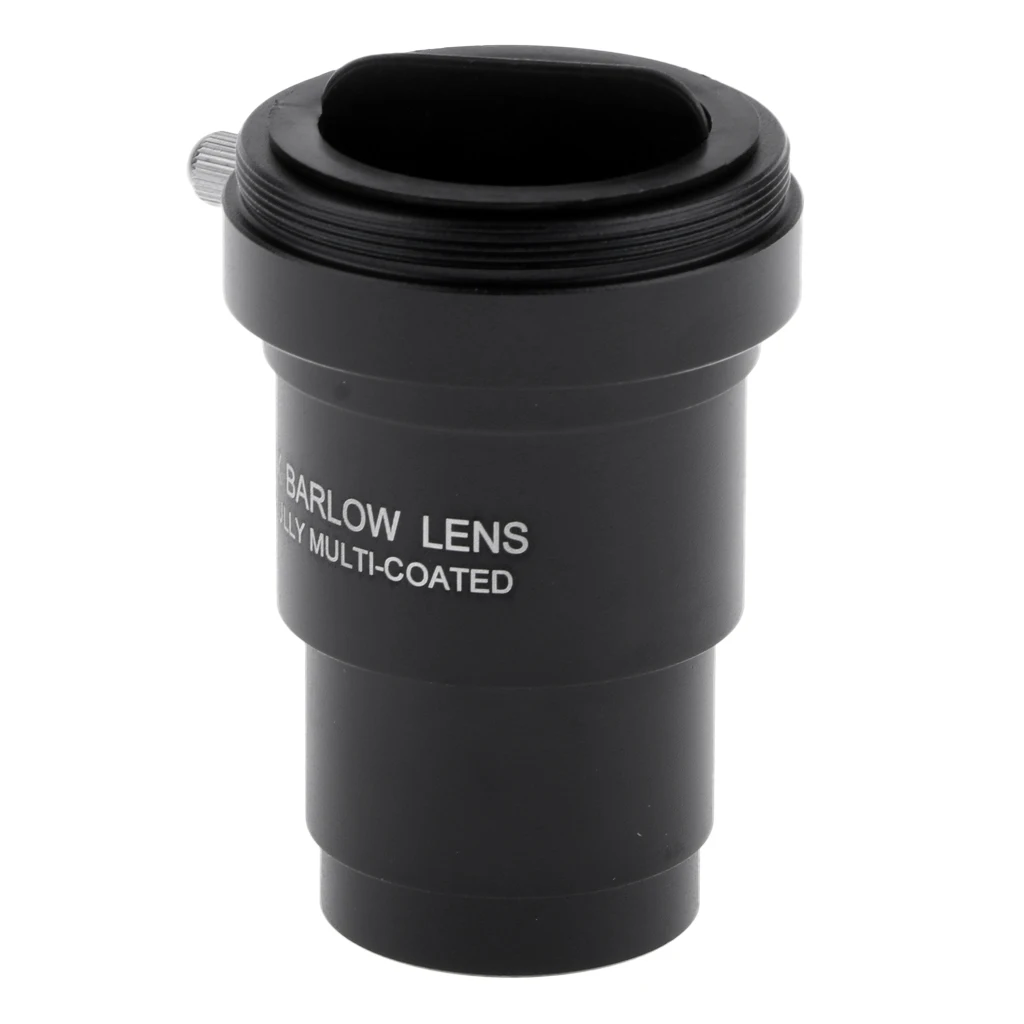 1.25inch Barlow Lens 3X Telescope Eyepiece Astronomy Moon Planet Deep Sky Nebula Surface Detail Observation Tool Kit