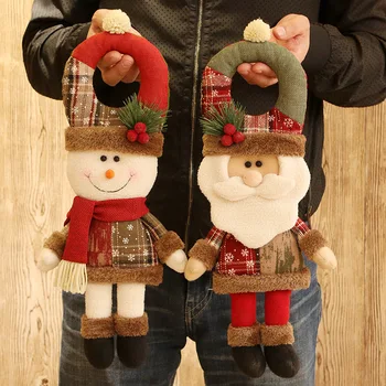 

Christmas decorations Santa Claus Snowman doll pendant door hanging children's Christmas gifts Christmas tree decoration