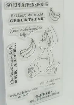 

German Clear Silicone Stamp / seal for DIY Scrapbooking / Album Decorative Clear Stamp Sheets A245