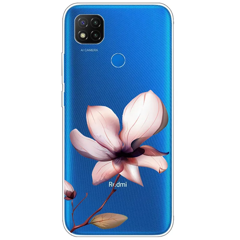 xiaomi leather case design For Xiaomi Redmi 9C NFC Case Transparent Soft Silicone Back Cover For Xiaomi Redmi9C NFC Case Clear TPU Redmi 9 C NFC 6.53'' Cat phone cases for xiaomi Cases For Xiaomi